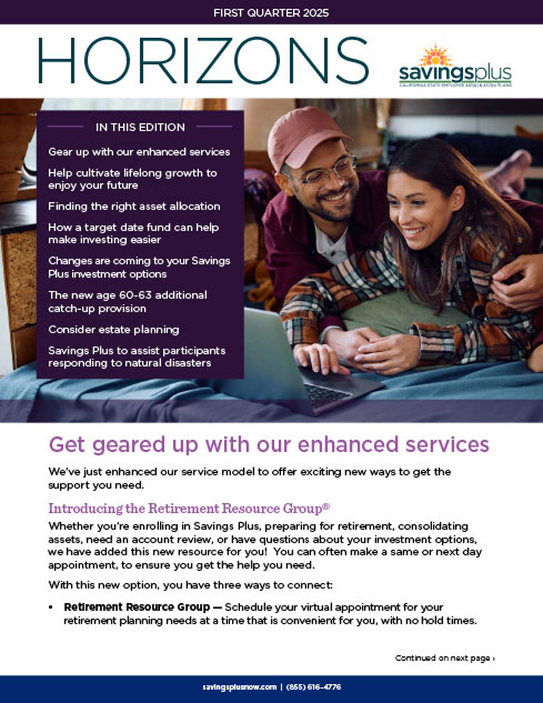 image of horizons newsletter